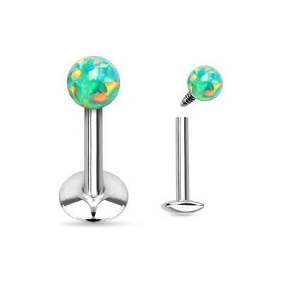 Šperky4U piercing do brady opál LB01039-OP21