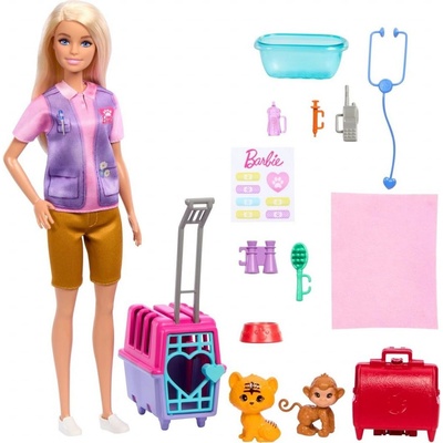 Mattel Barbie zachraňuje zvířátka Blondýna