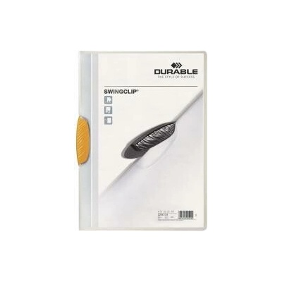 DURABLE Obal s klipom SWINGCLIP žltý