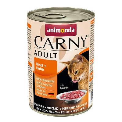 Animonda CARNY® cat Adult hovädzie a kura 400 g konzerva