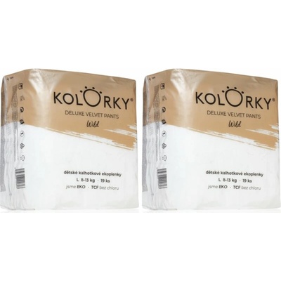 Kolorky Deluxe Velvet Pants Wild 2x19 ks