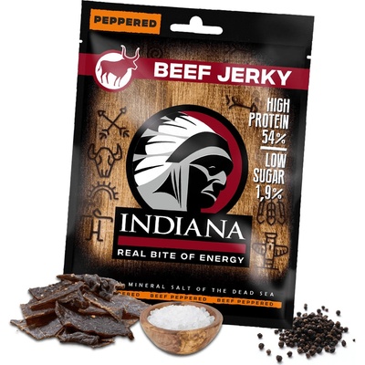 Indiana hovädzie Peppered 90 g