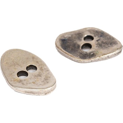 Drops Kovový knoflík asymetrický 20 mm