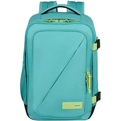 Samsonite Раница American tourister Take2cabin S 24L backpack - Green (Dusty Turquoise / Lime)