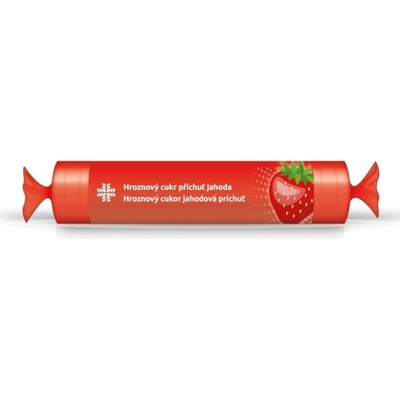 LIVSANE Bonbóny Hroznový cukr rolka jahoda 44 g