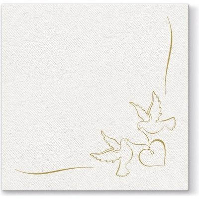PAW servítky L Doves 40x40cm
