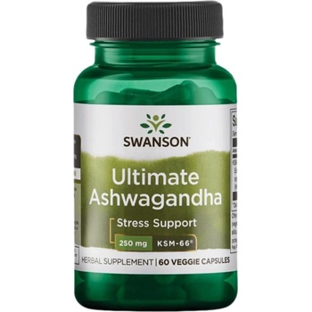 Image 1 of Swanson Ultimate Ashwagandha 250 mg / KSM-66 [60 капсули]