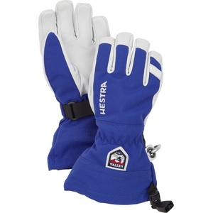 Hestra Детски ръкавици Hestra Kid's Army Leather Heli Ski 5 Finger Gloves - Royal Blue - размер 7 (EU) (202-1167-0615)