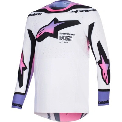 Alpinestars SUPERTECH PRO AFD VISTA 2026 bílá/fialová/černá – Zboží Mobilmania