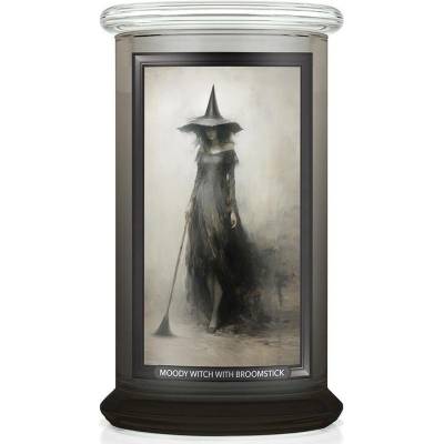 Kringle Candle Halloween Moody Witch with a Broomstick 624 g