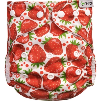 T-TOMI Nohavičková plienka AIO prebaľovací set PAT strawberries