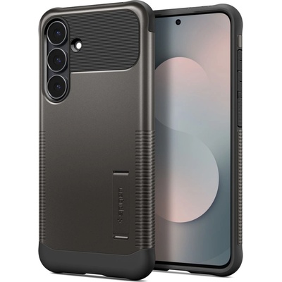 Spigen Удароустойчив кейс с MagSafe за Samsung Galaxy S25 FE от Spigen Slim Armor Mag - Gunmetal (8800283313628)