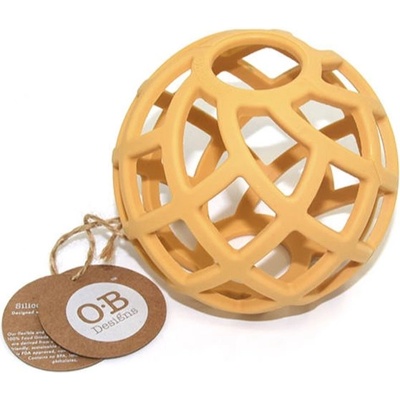 O. B Designs Eco-Friendly Teether Ball гризалка Tumeric 3m+