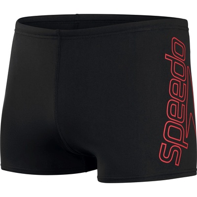 Speedo Мъжки къси панталони Speedo Boom Leg Placement Aqua Shorts Mens - Black/Red