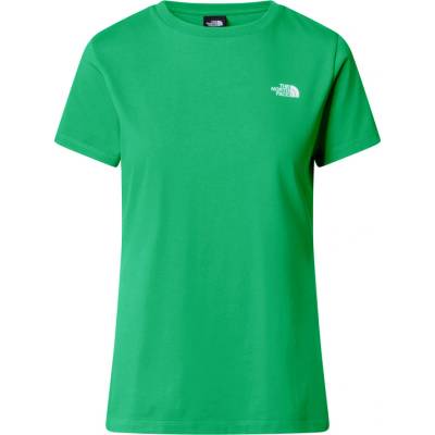 The North Face Дамска тениска w s/s simple dome tee optic emerald - xl (nf0a87nhpo8)