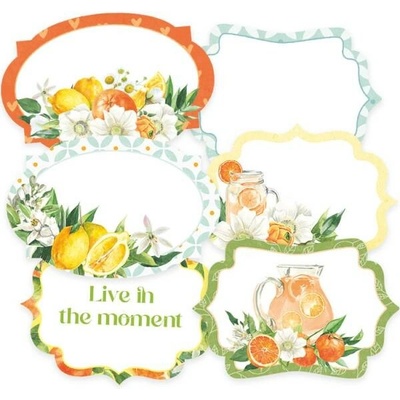 P13 Tag set Fresh lemonade 04, 6pcs