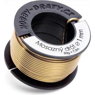 Hobby dráty manumi Mosazný drát 1mm/50g – Zboží Mobilmania