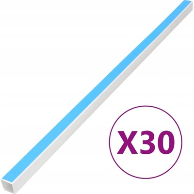 PVC lišta na kabely bílá 40x25mm samolepicí, pro montáž na stěnu