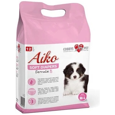 AIKO Soft Diapers M-L 36 x 52 cm 12 ks
