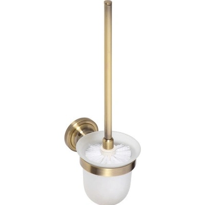 Bemeta Retro bronz WC štětka , miska sklo 144113017