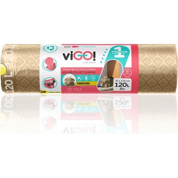 Vigo pytle zatahovací LDPE 120 l 38µm 8ks s vůní future