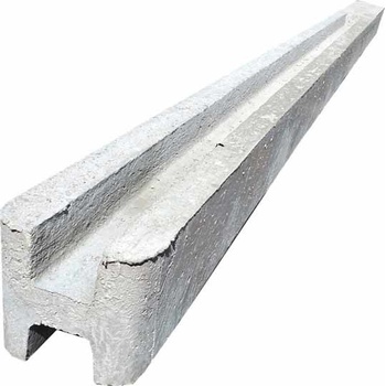 Výprodej (2. jakost) – Betonový sloupek na plot 150 cm průběžný hladký