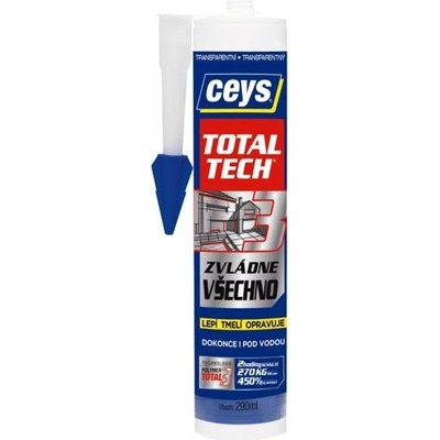CEYS TOTAL TECH lepidlo a tmel 290g transparentne