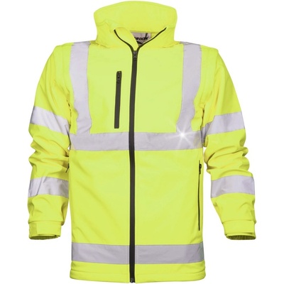 Ardon H8905 HI-VIZ reflexní softshellová bunda žlutá