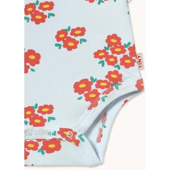 Tinycottons Бебешко боди Tinycottons BLOSSOMS RIB BODY (SS26.093)
