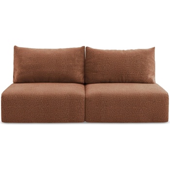makamii Разтегателен диван с място за съхранение в тухлен цвят 216 cm Kalena - Makamii (KALENA_3SOF_38_P1_C4)