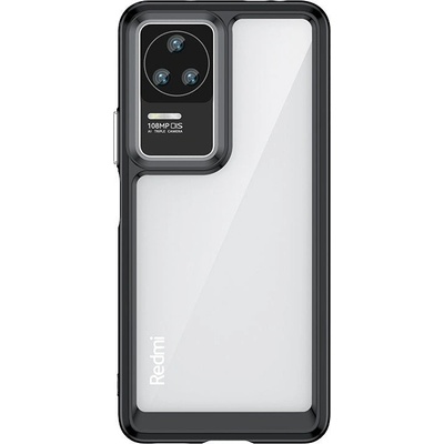 HQWear Кейс Outer Space за Xiaomi Poco F4 5G, с гъвкава рамка, черен (9145576264065)