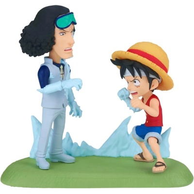 Banpresto World Collectable Log Stories One Piece Monkey. d. luffy Vs Kuzan 9cm (28688)