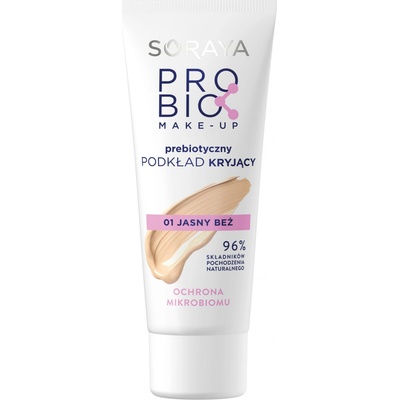 Soraya Probio Make-up krycí make-up s prebiotikami 01 Light Beige 30 ml