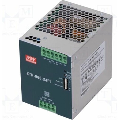 MEAN WELL XTR-960-24PI Napájecí zdroj: spínaný; na lištu DIN; 960W; 24VDC; 0÷40A; OUT: 1