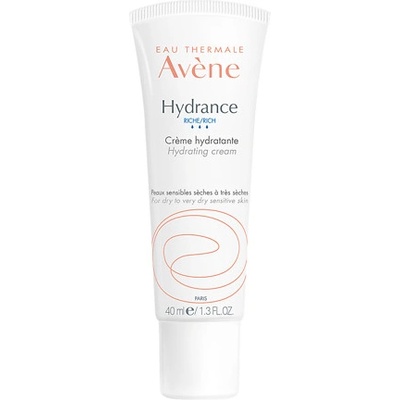 Avène Hydrance Rich Day Cream богат хидратиращ крем за суха и чувствителна кожа унисекс 40 мл
