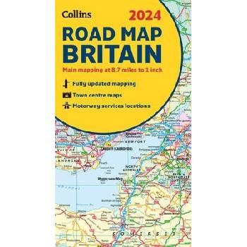 2024 Collins Road Map of Britain