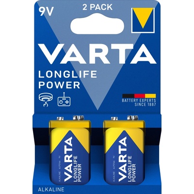 VARTA Longl. Pow. 9V 2ks 4922121412