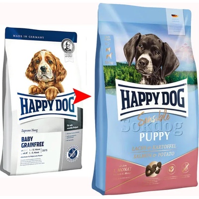 Happy Dog Sensible Puppy Salmon & Potato 10 kg