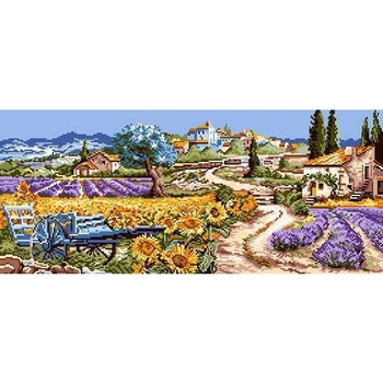 Image 1 of Казанлъшки гоблени Гоблен Пейзаж със слънчогледи Anchor (Немски)