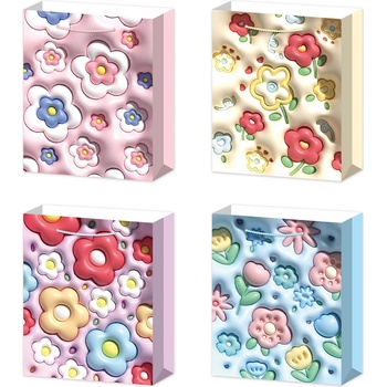 Image 1 of Armtoys ПОДАРЪЧНА ЧАНТА СРЕДЕН РАЗМЕР 3d ЦВЕТЯ 42х30х12