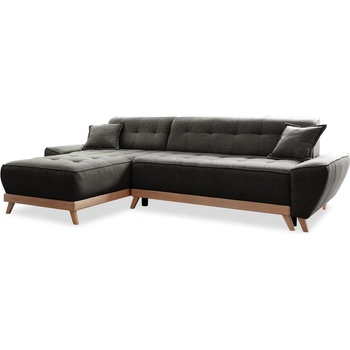 Miuform Тъмно сив разтегателен диван променлив ъглов диван Dazzling Daisy - Miuform (Dazzling Daisy 2QBK-LCL99)