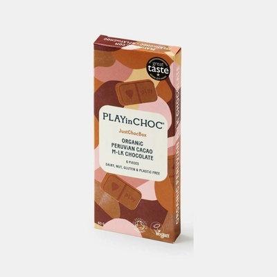PlayIn Choc Organic peruánská Mlk 60 g