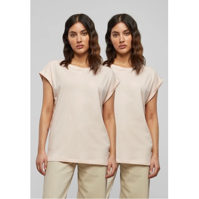 Urban Classics 2 Броя Изчистени Дамски ТенискиPre-Pack Ladies Extended Shoulder Tee 2-Pack pink XSUB-PP771P-00185 - Камуфлаж, размер M