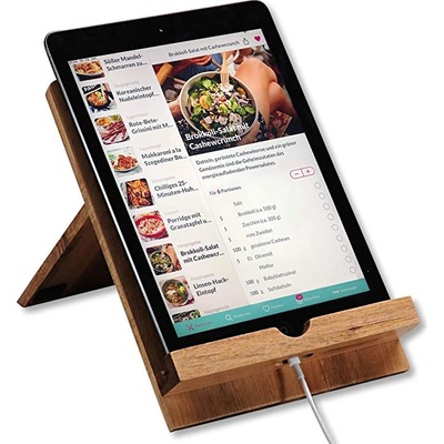 Kesper Kuchyňský držák na tablet a kuchařku bambusový – Hledejceny.cz