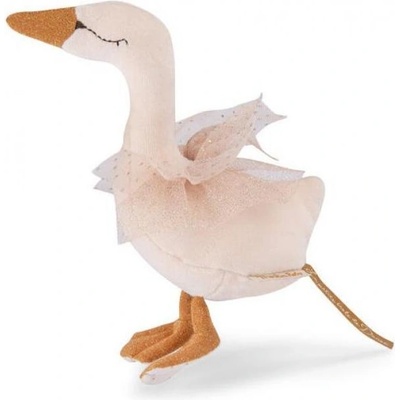 Moulin Roty Дрънкалка Moulin Roty - Кремав лебед, 18 cm (667035)