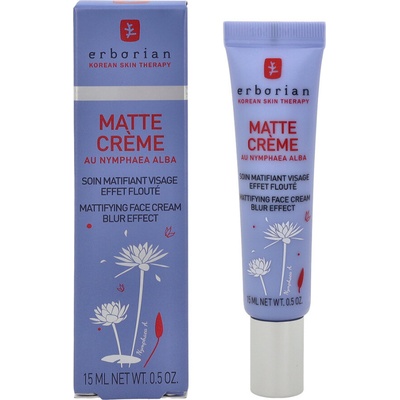 Erborian Matte Crème svieži zmatňujúci krém pre zjednotenie farebného tónu pleti 15 ml