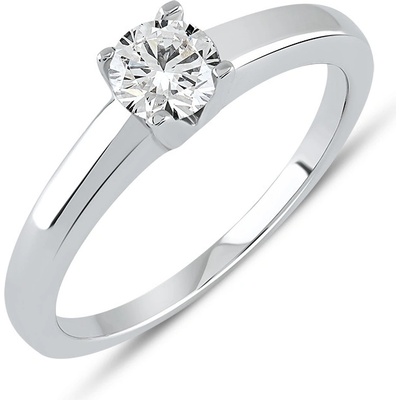 Lillian Vassago IGI Zásnubní briliantový prsten z bílého zlata LLV59 DR077W