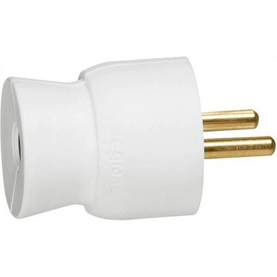 Legrand Щепсел бял 2P+Т 16A 250V френски стандарт /25бр/ - 050415 (050415)