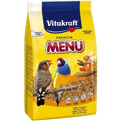 Vitakraft Храна за птици - финки и екзотични - 500г Vitakraft Premium Menu Exotis
