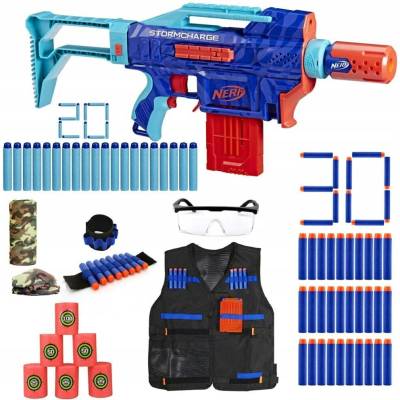 Nerf Elite 2.0 Stormcharge Wild Edition F7376 vesta 30 vaflových šípů